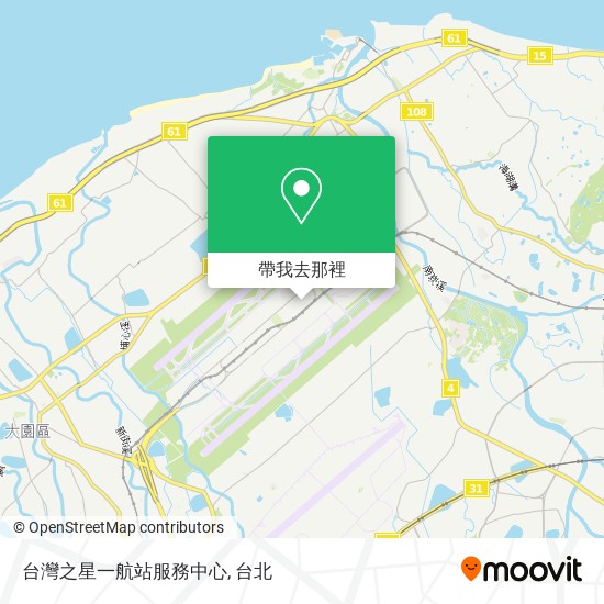 台灣之星一航站服務中心地圖