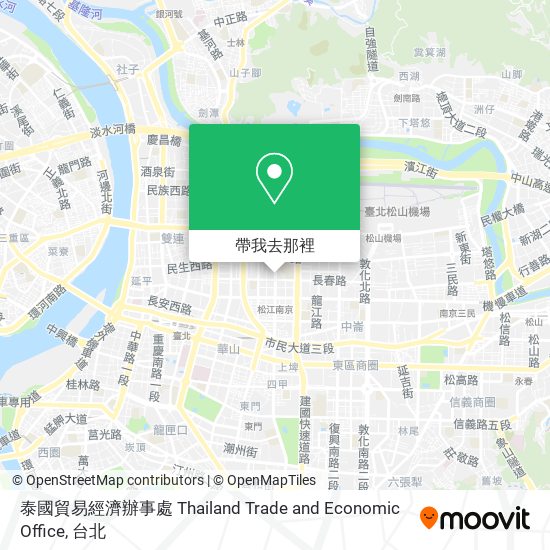 泰國貿易經濟辦事處 Thailand Trade and Economic Office地圖