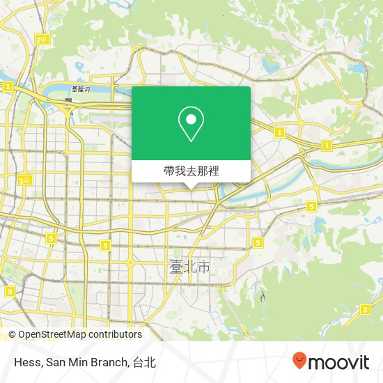 Hess, San Min Branch地圖