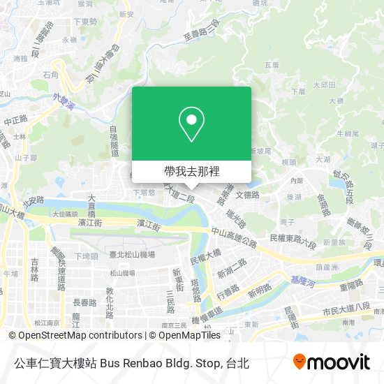 公車仁寶大樓站 Bus Renbao Bldg. Stop地圖
