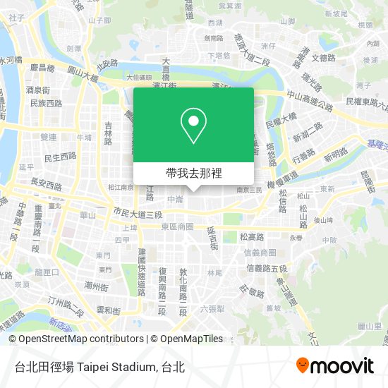 台北田徑場 Taipei Stadium地圖