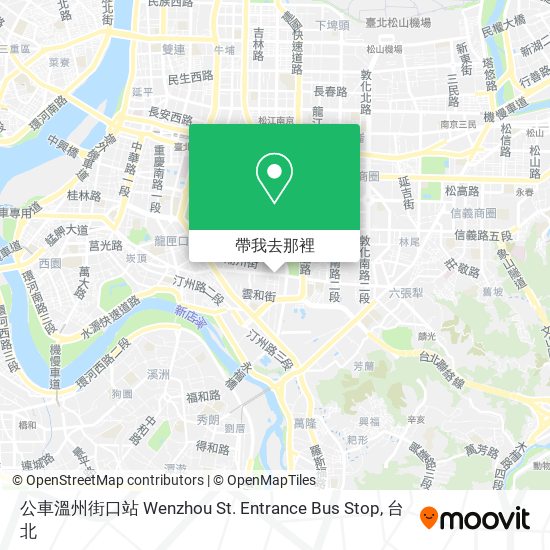 公車溫州街口站 Wenzhou St. Entrance Bus Stop地圖