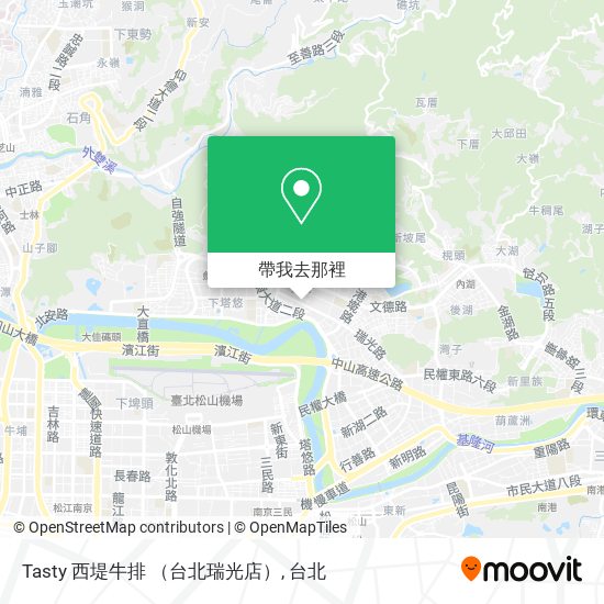 Tasty 西堤牛排 （台北瑞光店）地圖