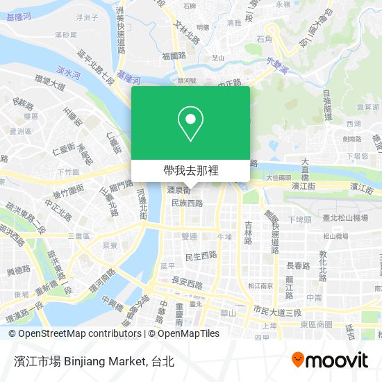 濱江市場 Binjiang Market地圖