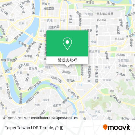 Taipei Taiwan LDS Temple地圖