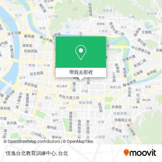 恆逸台北教育訓練中心地圖