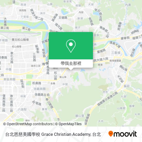 台北恩慈美國學校 Grace Christian Academy地圖