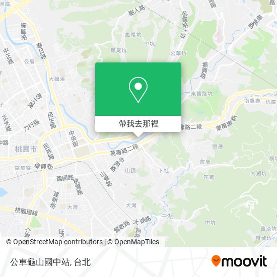 公車龜山國中站地圖