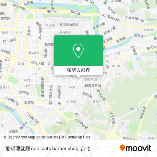 酷貓理髮廳 cool cats barber shop地圖