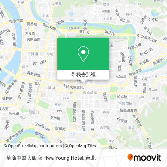 華漾中崙大飯店 Hwa-Young Hotel地圖