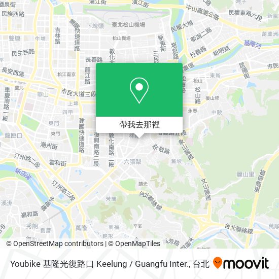 Youbike 基隆光復路口 Keelung / Guangfu Inter.地圖