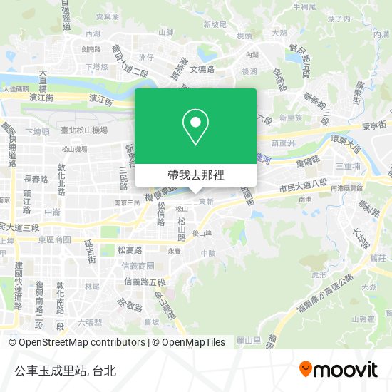 公車玉成里站地圖