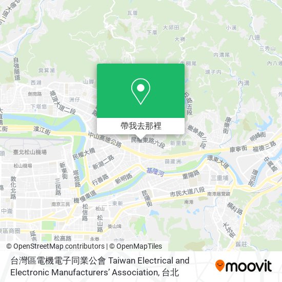 台灣區電機電子同業公會 Taiwan Electrical and Electronic Manufacturers’ Association地圖