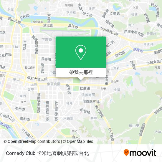 Comedy Club 卡米地喜劇俱樂部地圖