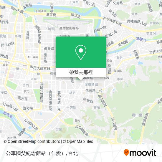 公車國父紀念館站（仁愛）地圖