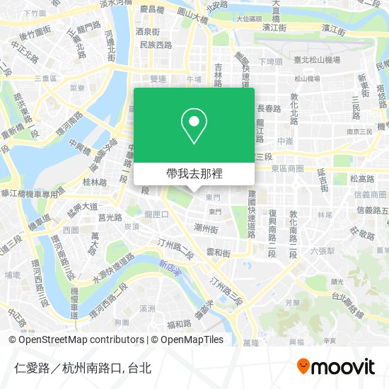 仁愛路／杭州南路口地圖