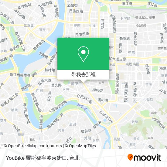 YouBike 羅斯福寧波東街口地圖