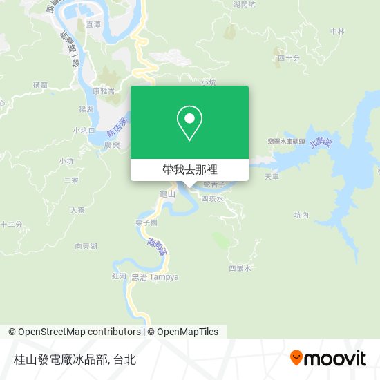 桂山發電廠冰品部地圖