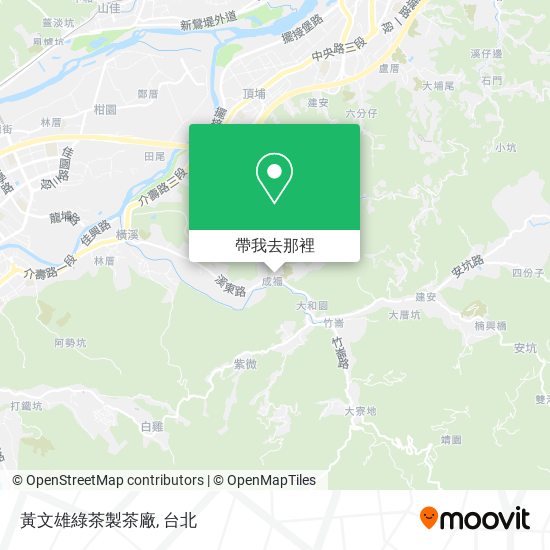 黃文雄綠茶製茶廠地圖