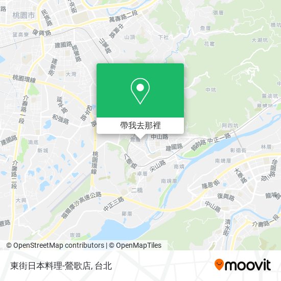 東街日本料理-鶯歌店地圖
