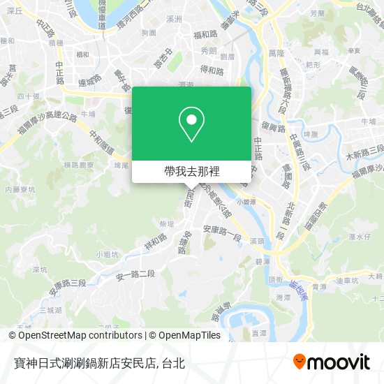 寶神日式涮涮鍋新店安民店地圖