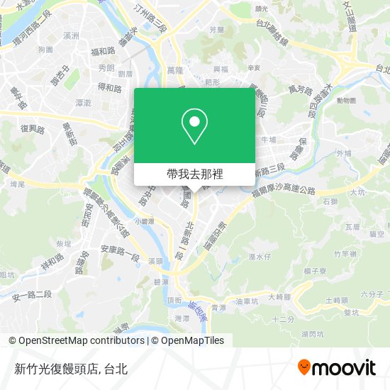 新竹光復饅頭店地圖