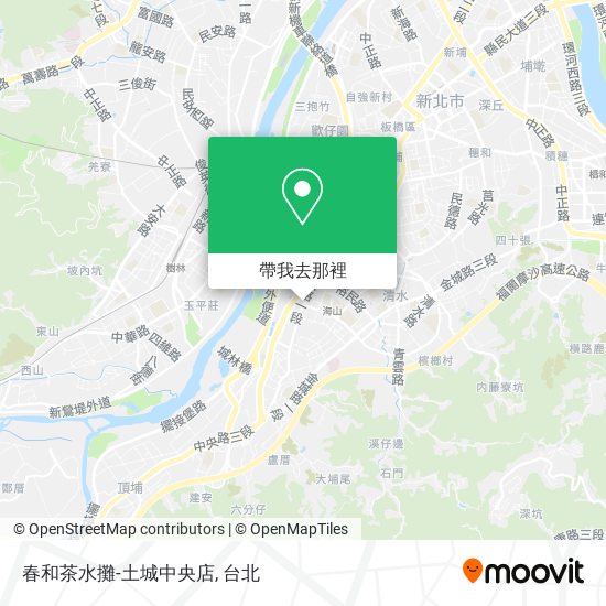 春和茶水攤-土城中央店地圖