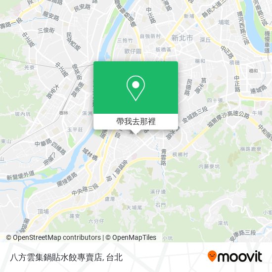 八方雲集鍋貼水餃專賣店地圖