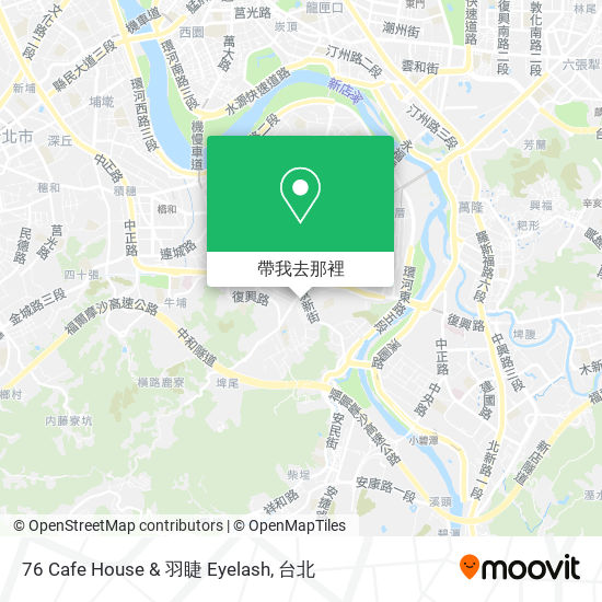 76 Cafe House & 羽睫 Eyelash地圖