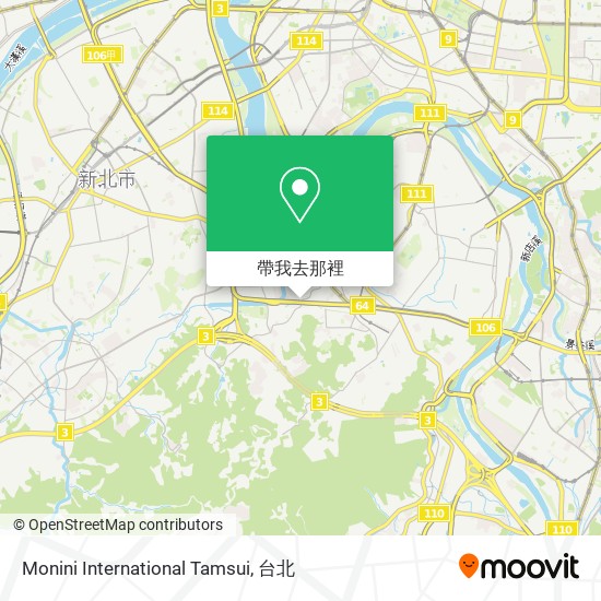 Monini International Tamsui地圖