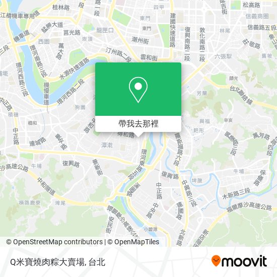Q米寶燒肉粽大賣場地圖