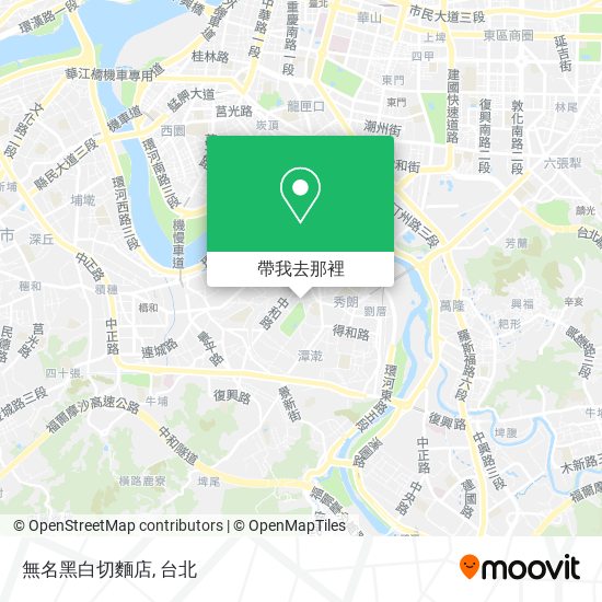 無名黑白切麵店地圖