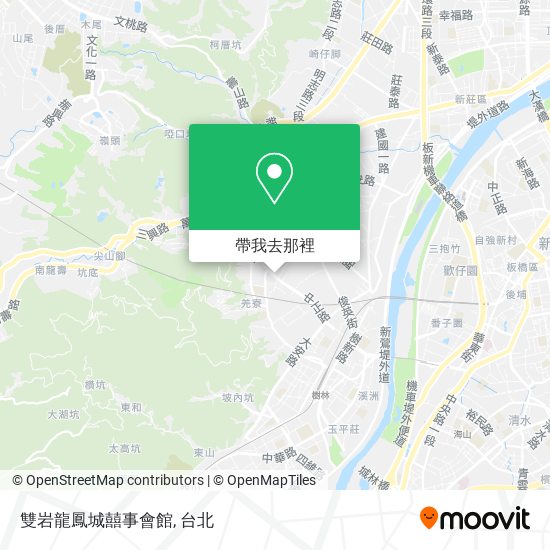 雙岩龍鳳城囍事會館地圖
