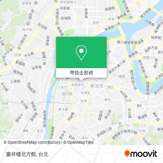 慶祥樓北方館地圖
