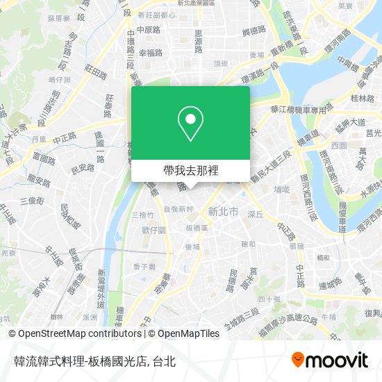 韓流韓式料理-板橋國光店地圖