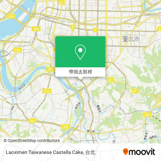 Laoximen Taiwanese Castella Cake地圖