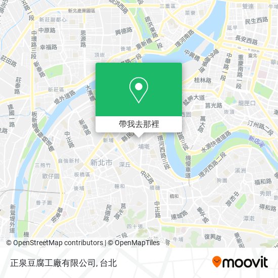 正泉豆腐工廠有限公司地圖