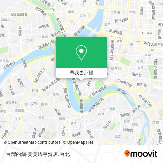 台灣的鍋-臭臭鍋專賣店地圖