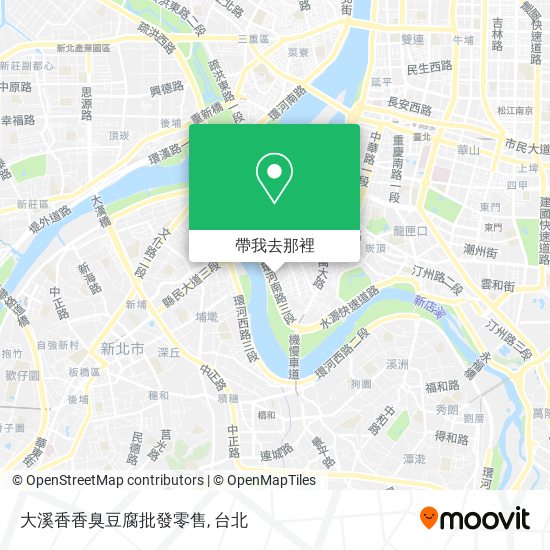 大溪香香臭豆腐批發零售地圖