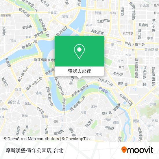 摩斯漢堡-青年公園店地圖