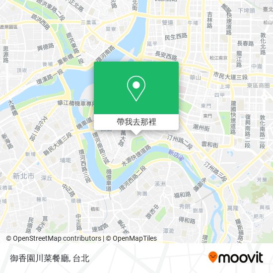 御香園川菜餐廳地圖
