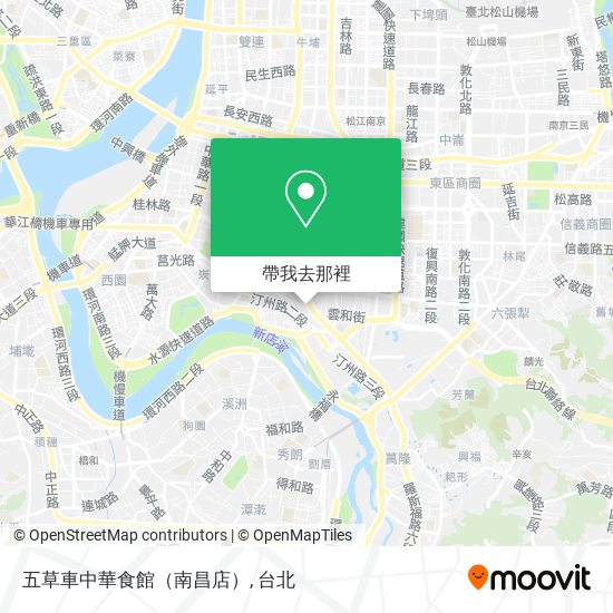 五草車中華食館（南昌店）地圖