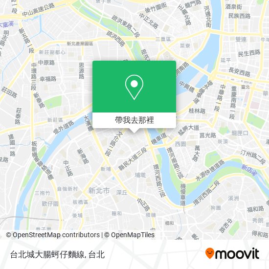 台北城大腸蚵仔麵線地圖