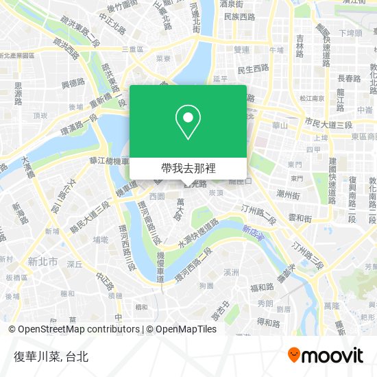 復華川菜地圖