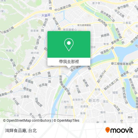 鴻輝食品廠地圖