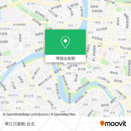 華江川菜館地圖