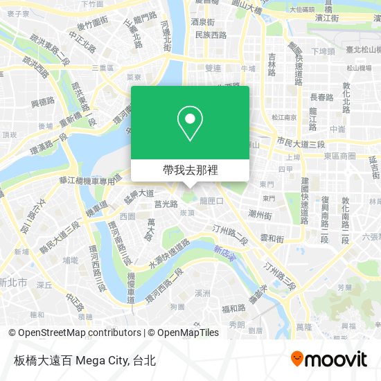 板橋大遠百 Mega City地圖