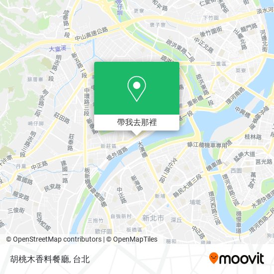 胡桃木香料餐廳地圖