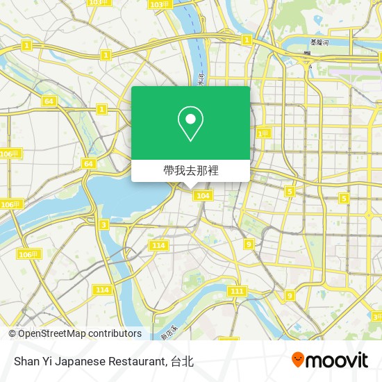 Shan Yi Japanese Restaurant地圖