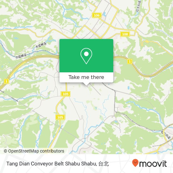 Tang Dian Conveyor Belt Shabu Shabu, 桃園市龜山區文化三路622號地圖